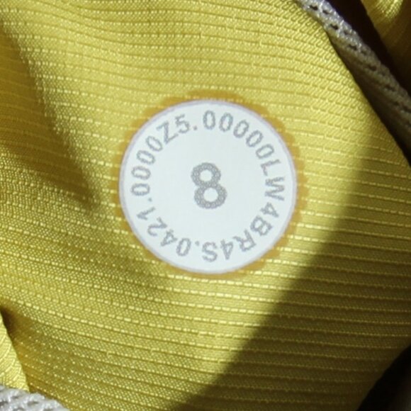 Lululemon Cinch-Waist Half-Zip Running Jacket Soleil Yellow Glyde Hooded Size 8 - Picture 14 of 14
